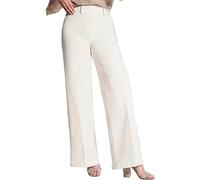 TROONZ Elastic High Waist Jeans,Buttocks Lifting Classic Wide Leg Jeans Comfortable - Women's Fashion for, Beach, Home, Working, Vacation, Dating White
