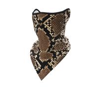 TROONZ Face Cover, Windproof Bandana UV Protection Outdoor Sports Face Mask Neck Gaiter Unisex Snakeskin Print