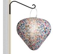 TROONZ Hanging Solar Lanterns, IP55 Waterproof LED Garden Light with Hook for Yard and Outdoor Decor