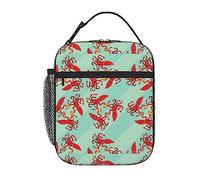 TROONZ Lunch Bag,The Giant Squid Eats Subs Insulated Lunch Box Lunch Tote Bag Picnic Lunch Box for Work School Picnic