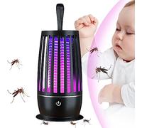 TROONZ Mosq-uito Ki-ller Lamp, Electric Fly Catcher, 2 In 1 Ki-ller With Ultr-aviolet Lamp And Lighting Lamp, Kil-ler Fly Bu-g Zapper Ins-ect Pe-st Catcher For Indoor Outdoor Garden Backyard Camping