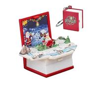 TROONZ Popup Book Keychain, Backpack Keychain Book Toys - Cute Keychains For Car Keys, Small Gift For Boys Girls, Fun Charming Popup Toy, Gift For Kids