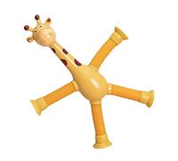 TROONZ Suction Cup Giraffe Toy | Suction Cup Toy Sensory Tubes - Telescopic Sensory Tubes, Giraffe Shape Suction Cup Toys, Novel Funny Gift for Children Girls Boys
