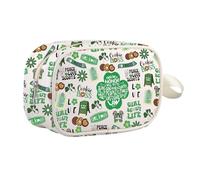Troop Leader Gift Scout Symbol Trefoil Bridging Cosmetic Bag Troop Leader Inspired Leadership Makeup Zipper Pouch, peacelove mb