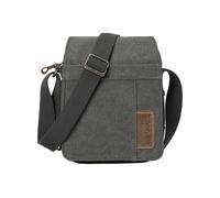 Troop London TRP0220 Classic Canvas Across Body Bag Green