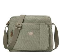 Troop London TRP0234 Classic Canvas Across Body Bag Khaki
