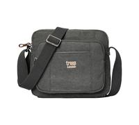 Troop London TRP0235 Classic Canvas Across Body Bag Green