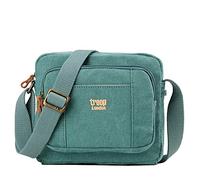 Troop London TRP0235 Classic Canvas Across Body Bag Turquoise