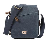 Troop London TRP0239 Classic Canvas Across Body Bag Denim