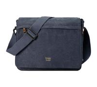 Troop London TRP0240 Classic Canvas Laptop Messenger Bag - Denim