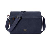 Troop London TRP0241 Classic Canvas Messenger Bag Denim