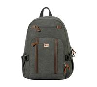 Troop London TRP0256 Classic Canvas Backpack - Medium (Green)