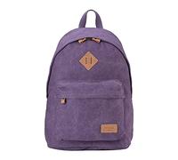 Troop London TRP0384 Heritage Canvas Backpack, Casual Daypack Purple