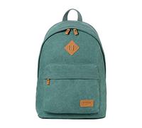Troop London TRP0384 Heritage Canvas Backpack, Casual Daypack Turquoise