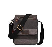 Troop London TRP0388 Men's Durable Canvas Messenger Bag | Crossbody Laptop & Travel Gear