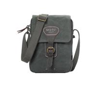 Troop London TRP0547 Heritage Canvas Across body Bag, Small Travel Bag, Shoulder Bag