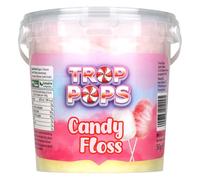 Trop Pops Candy Floss, Pack of 1, 50g - Sweet, Fluffy, and Delicious Cotton Candy Treat