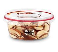 Tropgo Raw Brazil Nuts - Protein Rich Nuts Snack in a Resealable and Recyclable Tub - Unsalted Whole Nut with Fibre, Protein and Essential Minerals - Ideal Whole Food Snack for All Ages (100G)