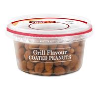 Tropgo Grill Flavour Coated Peanuts 150g - Crunchy Roasted Peanuts with Savoury BBQ Seasoning - Bold & Smoky Snack in Resealable Tub for Freshness - Ideal for Parties, Game and Movie Nights