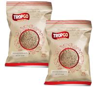 Tropgo Ground Hazelnuts 2 x 200g - Premium Hazelnuts in Resealable Bag - Healthy Snacks with Fibre, Protein, and Minerals - Kosher Hazelnuts Ideal for Cooking & Baking