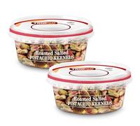 Tropgo Pistachio Kernels Roasted Salted 100g - Pack of 2 - Nuts in Resealable and Recyclable Tub - Healthy Nuts with Fibre, Protein, and Essential Minerals - Healthy Snacks for All Ages