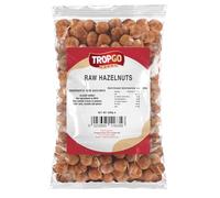 Tropgo Raw Hazelnuts - 500g - Packed Fresh Large Hazelnut - Premium Quality Nuts for a Healthy Heart, High in Fibre & Minerals - Perfect for Snacking