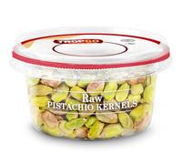 Tropgo Raw Pistachios Kernel 180g - Nuts in Resealable and Recyclable Tub - Healthy Jumbo Nuts with Fibre, Protein, and Essential Minerals - Healthy Snacks for All Ages