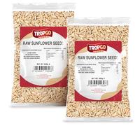 Tropgo Sunflower Seeds - 500g - Pack of 2 - Packed Fresh, Premium Quality Healthy Raw Sunflower Seeds for Eating - High in Fibre & Minerals - Perfect for Snacking