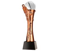 Trophies Basketball Players Present MVP Championship Trophy School Basketball Team Fraternity Competition Trophy Gold, Silver And Bronze Trophies (Color : Silver, Size : 8 * 30cm)