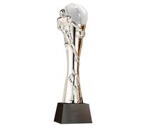 Trophies Basketball Players Present MVP Championship Trophy School Basketball Team Fraternity Competition Trophy Gold, Silver And Bronze Trophies (Color : Copper, Size : 8 * 30cm)