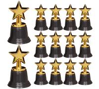 Trophies for Kids, 16PCS Star Mini Trophy, Plastic Trophy Award, 2.7x4.7 Inch Awards and Trophies for Party Favors, Props, Rewards Mini