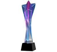 Trophies, Medals Awards Creative Star Trophy Crystal Trophy Competition Winning Trophy Prizes Corporate Annual Meeting Award Souvenirs Home Office Decorative Ornaments Trophies