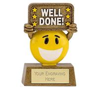 Trophies Plus Medals Novelty Cheeky Figure Resin Well Done Trophy 9cm (3 1/2") FREE ENGRAVING