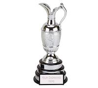 TROPHIESPLUSMEDALS Silver Plastic Golf Cup Trophy 7 cm / 2 3/4 | Stylish Look | Ideal for Celebrating Sports Achievements & Successes | Suitable for Children & Adults