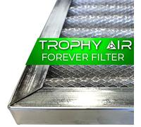 Trophy Air | Merv 8 | Washable Furnace Filter | Lifetime HVAC & Furnace Air Filter | Washable | Superior particle-holding Ability | Premium Quality Aluminum | 12x20x1