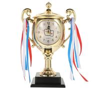 Trophy Alarm Clock Retro Silent Alarm Clocks for Office Bedroom Elderly Adults School Easy to Read Non Ticking