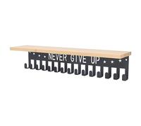 Trophy and Medal Display Shelf, Medal Hanger Display and Trophy Shelf, Easy Install Metal Award Holder with Hooks for Gymnastics, Soccer, Basketball, Football, and More