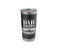 Trophy Dad Knows Everything Husband Know It All Married Life Stainless Steel Insulated Tumbler