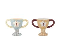 Trophy egg cups - Set of 2 Light blue one size