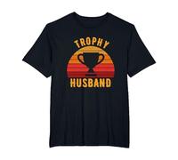 Trophy Husband, Funny Design for Cool dad or dad T-Shirt, Men's Big and Tall, Black, 5X Tall