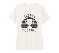 Trophy Husband Funny Design. Humor for Father and dad Premium T-Shirt