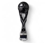 Trophy Monster Black and Silver Modern Football Award Superb Value | for Clubs, Schools & Presentations | 270mm