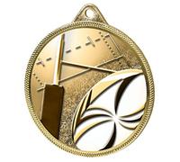 Trophy Monster Classic Rugby Medal & FREE Ribbon for Clubs & Leagues | Made from Metal with 3D Texture Print | 55mm | (Gold, Silver or Bronze)