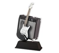 Trophy Monster Electric Guitar Music Hero Trophy Free Engraved Plate | Buy in 5 Sizes | for Clubs & Schools, Adult or Kids | Made from Printed Acrylic (100mm)