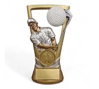Trophy Monster Golf Golfer Large Award FREE Engraved Plate | Made from Resin | 200mm