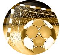 Trophy Monster Handball Gold or Colour Trophy and Medal Centres Pack of 25x Flat or Acrylic Domed inserts | Emblem or Your OWN LOGO | 25mm or 50mm | (4 pack sizes)