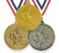 Trophy Monster High Definition 42mm or 52mm Judo Medal with FREE Ribbon Made from Brass | Gold, silver or bronze