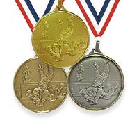 Trophy Monster High Definition 42mm or 52mm Judo Tournament Medal with FREE Ribbon Made from Brass | Gold, silver or bronze