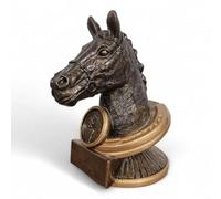 Trophy Monster Horse Head & Shoe Equestrian Trophy Award Made from Resin | 130mm Tall