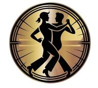 Trophy Monster Jive Dance Trophy and Medal Centres Pack of 25x Flat or Acrylic Domed Vinyl Inserts | Emblem or Your OWN LOGO | 25mm or 50mm | (4 pack sizes)